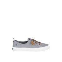 Main view of Grey Crest Vibe Canvas Mainstream Sneaker Vulcanized Sneaker for women. 